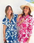 FITZROY & WILLA Russell Mini Dress Pink Gordes