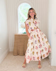 OLIPHANT Belted Shirt Dress Taormina Cream