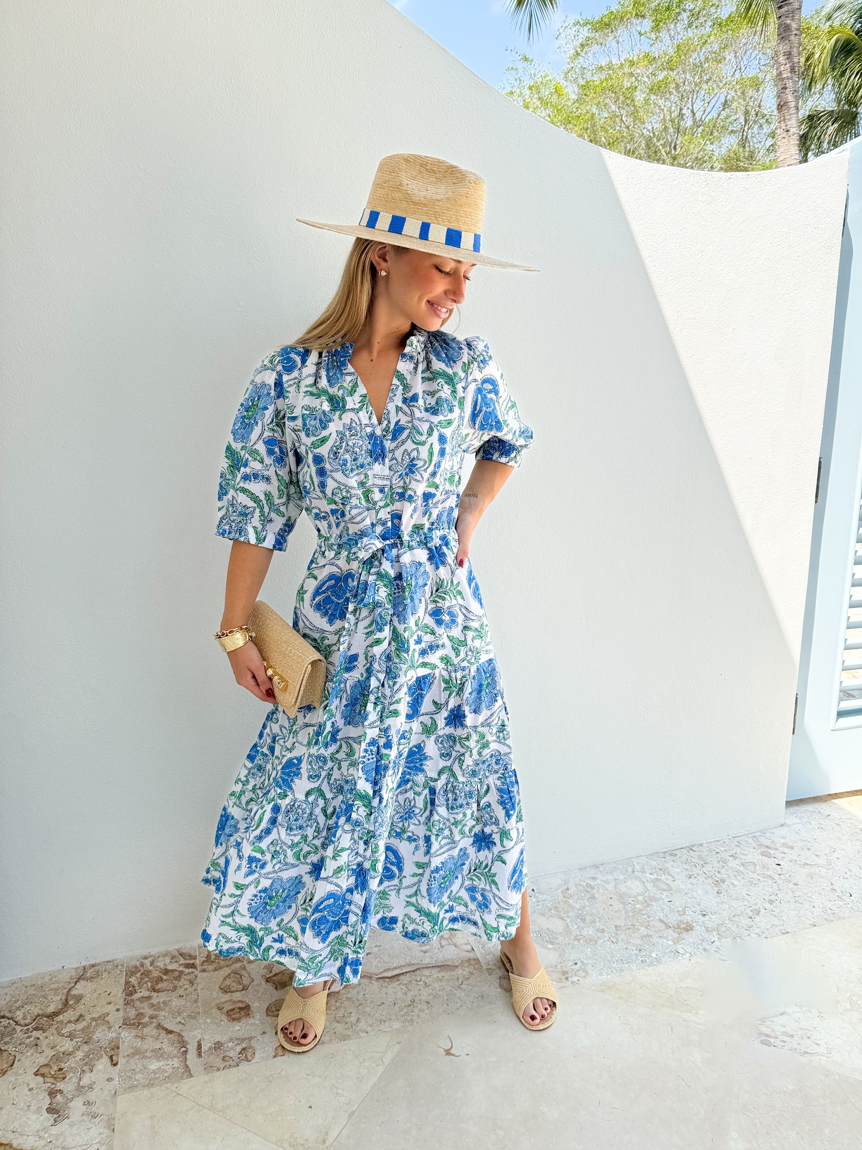 LOLA AUSTRALIA Austen Midi Dress Julie Grey