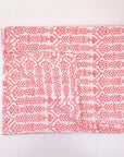 DANA SMALL DESIGNS Flower Row Quilt Tangerine
