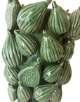 Medium Green Fruit Vase