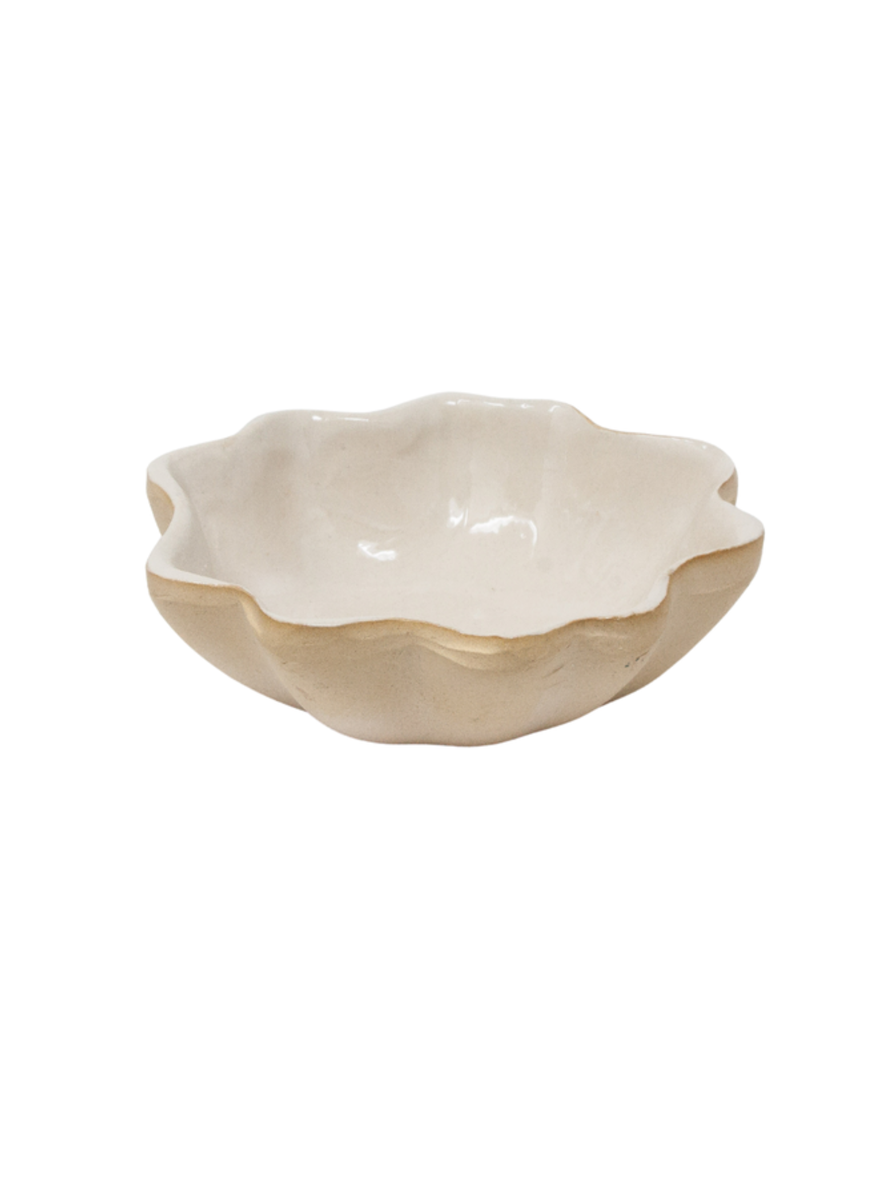 Gourd Dip Bowl Ivory