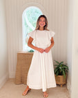 OLIPHANT Ava Dress Tisbury White