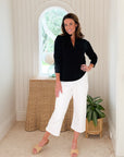 FRANK & EILEEN Catherine Sweatpant White