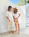 HUNTER BELL Merritt Dress White
