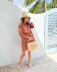 SHERIDAN FRENCH Abigail Dress Pecan Lynx