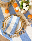BERTOZZI Rigato Blue Napkins Set/4