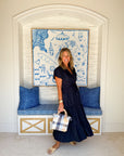 CARYN LAWN Gayle Dress Navy