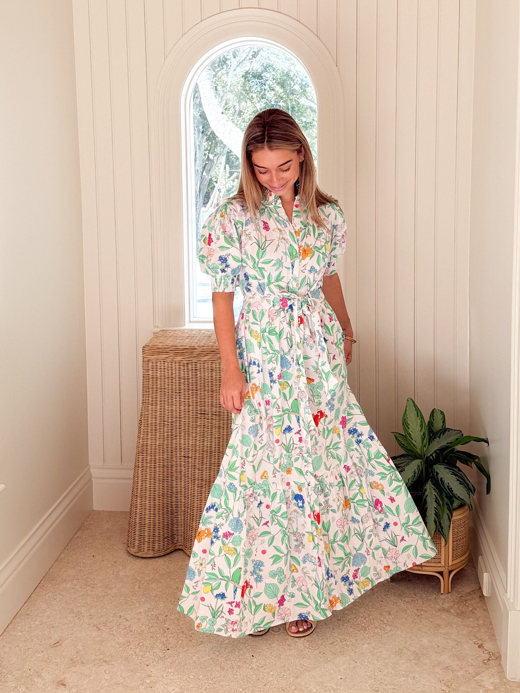 SHERIDAN FRENCH Birdie Dress Multi Wildflower