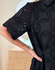 KIVARI Rio Mini Shirt Dress Black