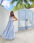 FINAL SALE DANA SMALL DESIGNS The Anywhere Dress Marrakech Tile Harbour