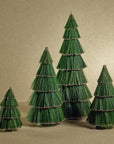 Tiger Grass Green Tree w/ Gold Trim