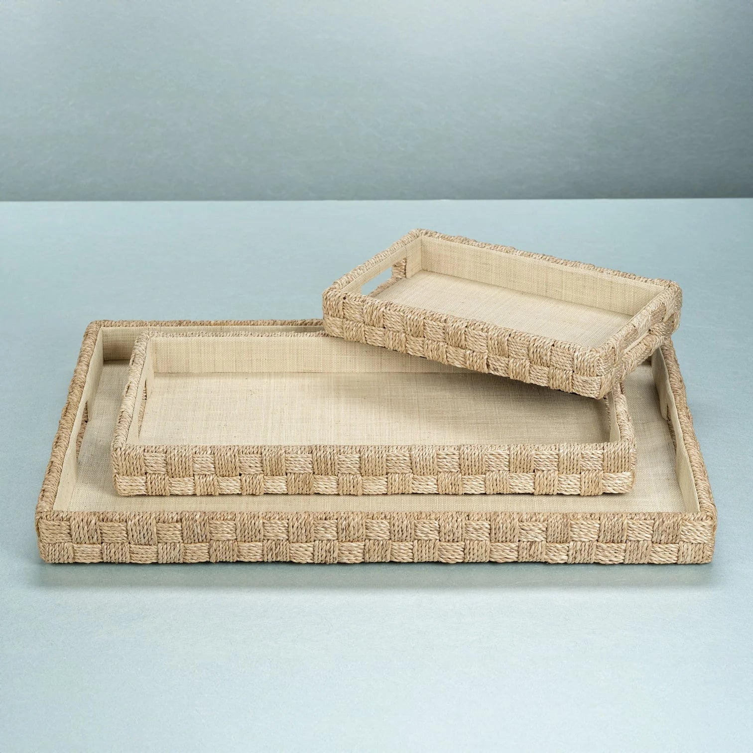 Abaca Rope Serving Tray Medium