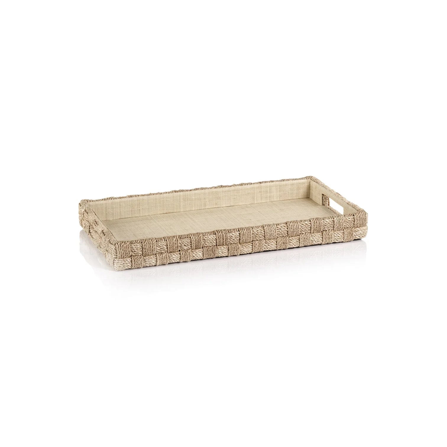Abaca Rope Serving Tray Medium