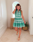 OLIPHANT Yoke Dress Soleil Sage