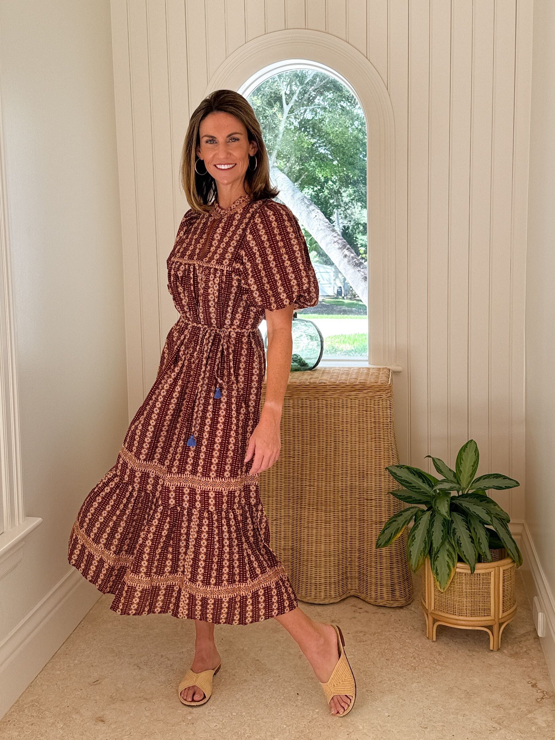 OMIKA Wren Midi Dress Espresso