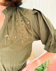 BELLA TU Becca Dress Loden Green