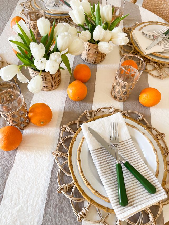 BERTOZZI Rigato Canapa Napkins Set/4