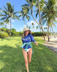 Beach Sweatshirt Heather Royal