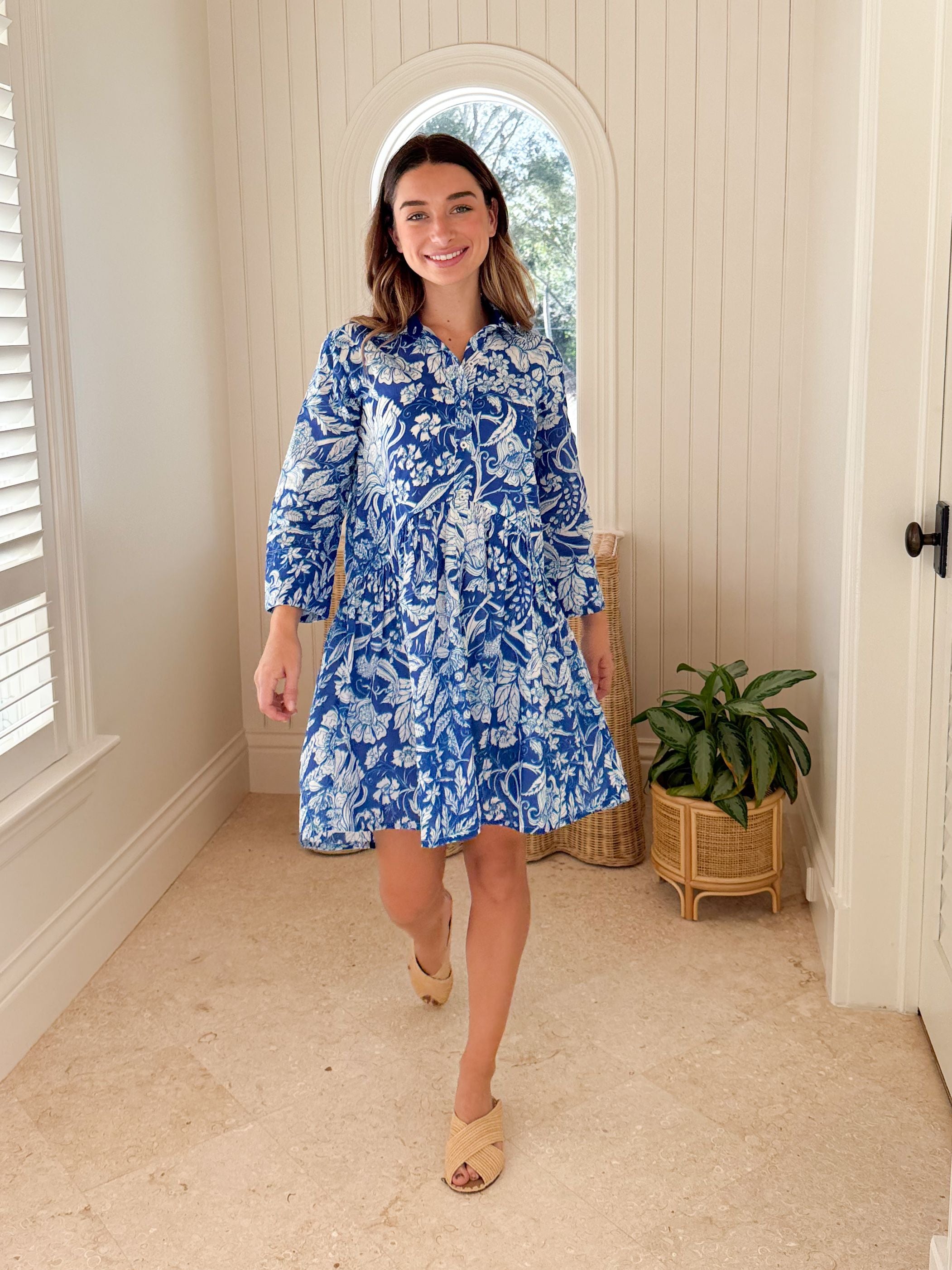 RO'S GARDEN Deauville Dress Laika Blue – Matilda's Life Style