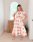 OLIPHANT Belted Shirt Dress Taormina Cream