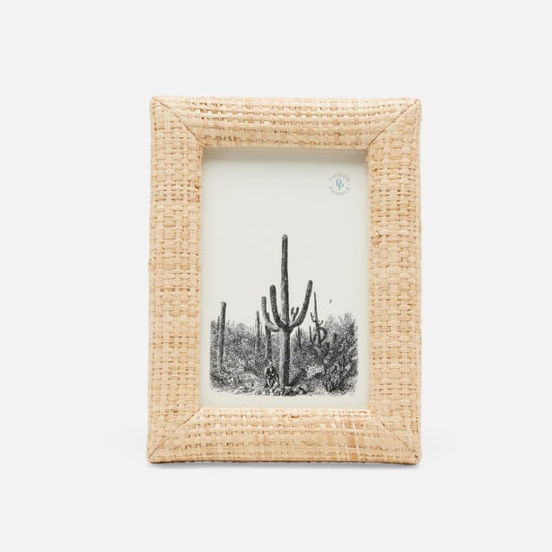 Belem Frame Natural Raffia 4x6