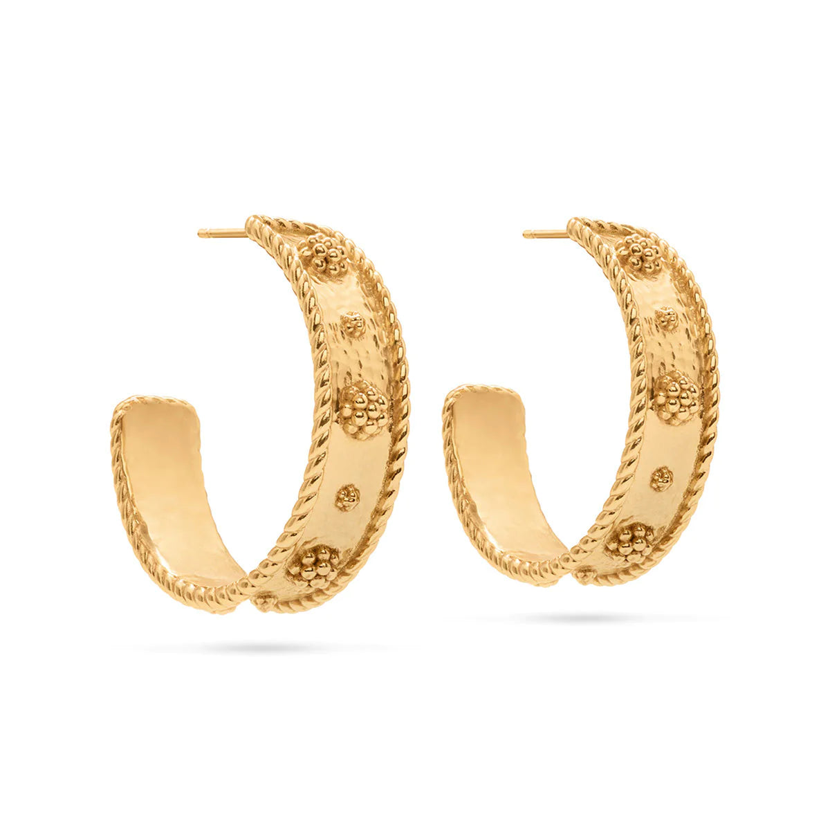 CAPUCINE DE WULF Berry Classic Hoop Earrings - Gold
