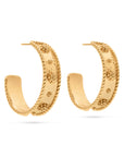 CAPUCINE DE WULF Berry Classic Hoop Earrings - Gold