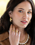 CAPUCINE DE WULF Berry Classic Hoop Earrings - Gold