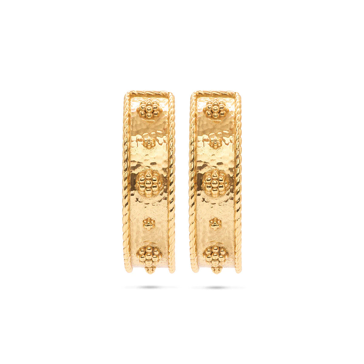 CAPUCINE DE WULF Berry Classic Hoop Earrings - Gold