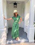 FRAICHE Celine Dress Forest Green