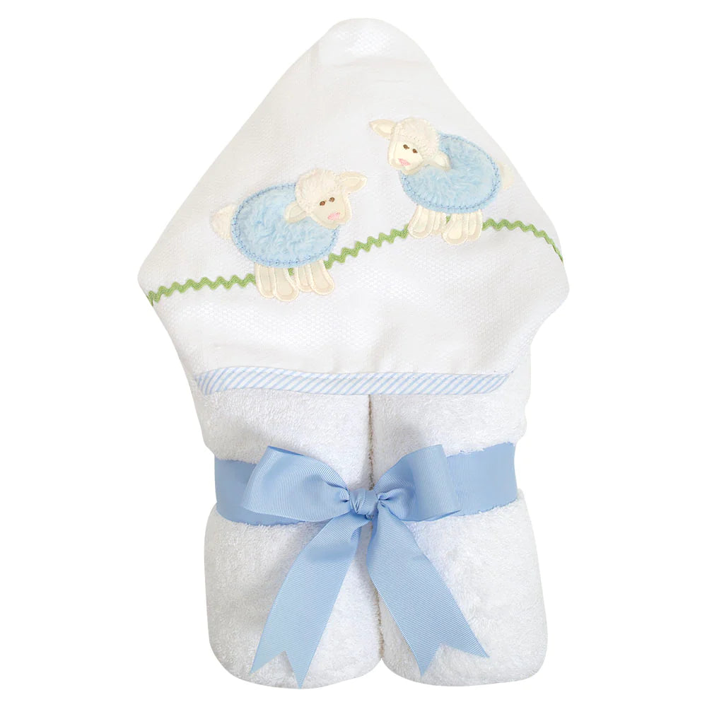 3MARTHAS EveryKid Towel Blue Lamb