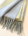 Double Face Classic Woven Throw Sea Glass