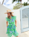 SHERIDAN FRENCH Miller Dress Maritime Songbird