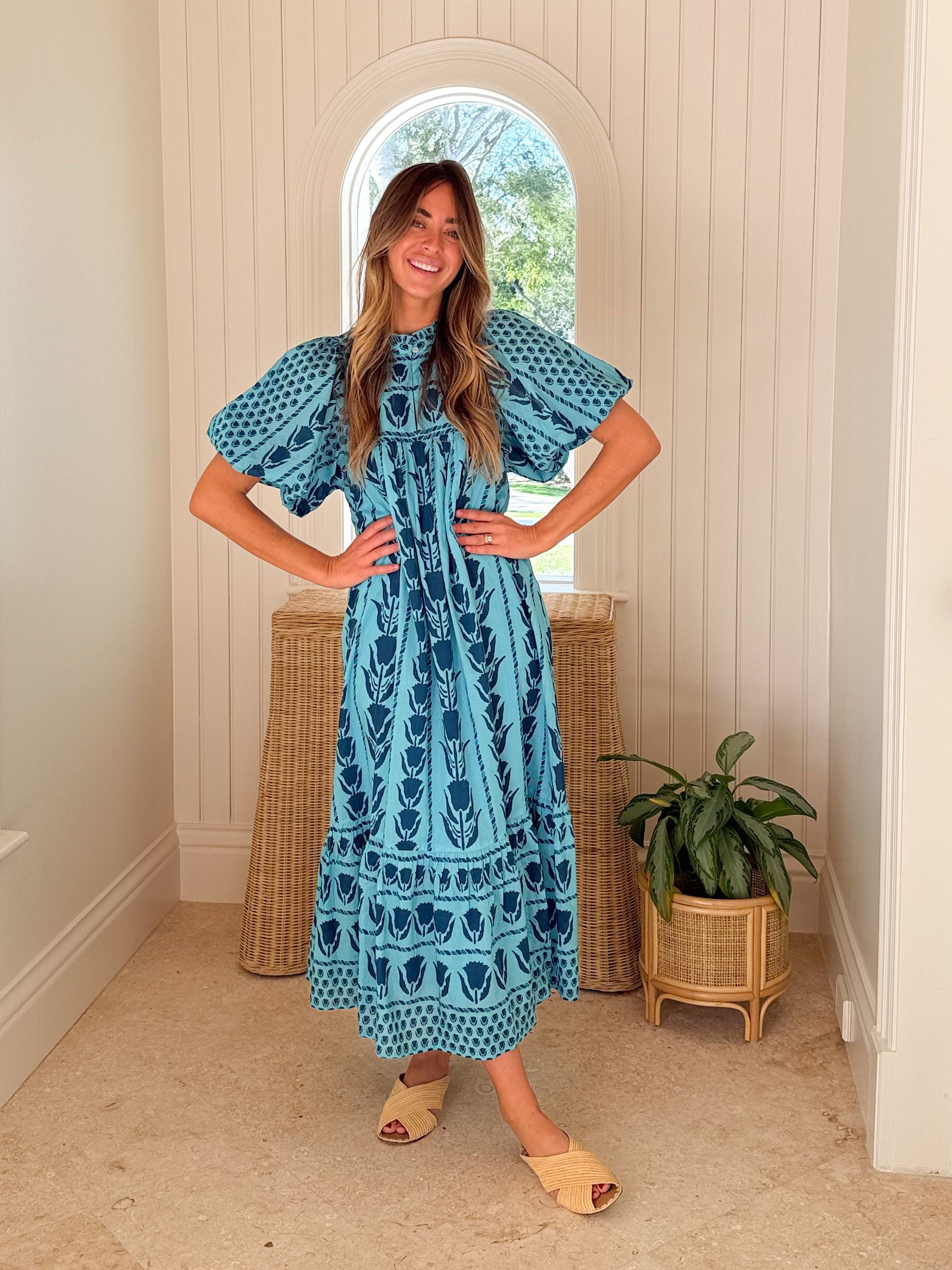 OMIKA Wren Midi Dress Pali Coast – Matilda's Life Style
