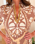SHERIDAN FRENCH Rhodes Dress Chai Batik
