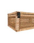 Rattan & Glass Display Box