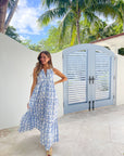 FINAL SALE DANA SMALL DESIGNS The Anywhere Dress Marrakech Tile Harbour