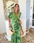SHERIDAN FRENCH Margot Dress Moss Agate
