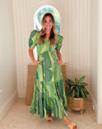 SHERIDAN FRENCH Margot Dress Moss Agate