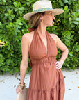 KIVARI Anouk Maxi Dress Mocha