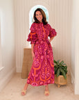 SHERIDAN FRENCH The Every Body Dress Sangria Batik