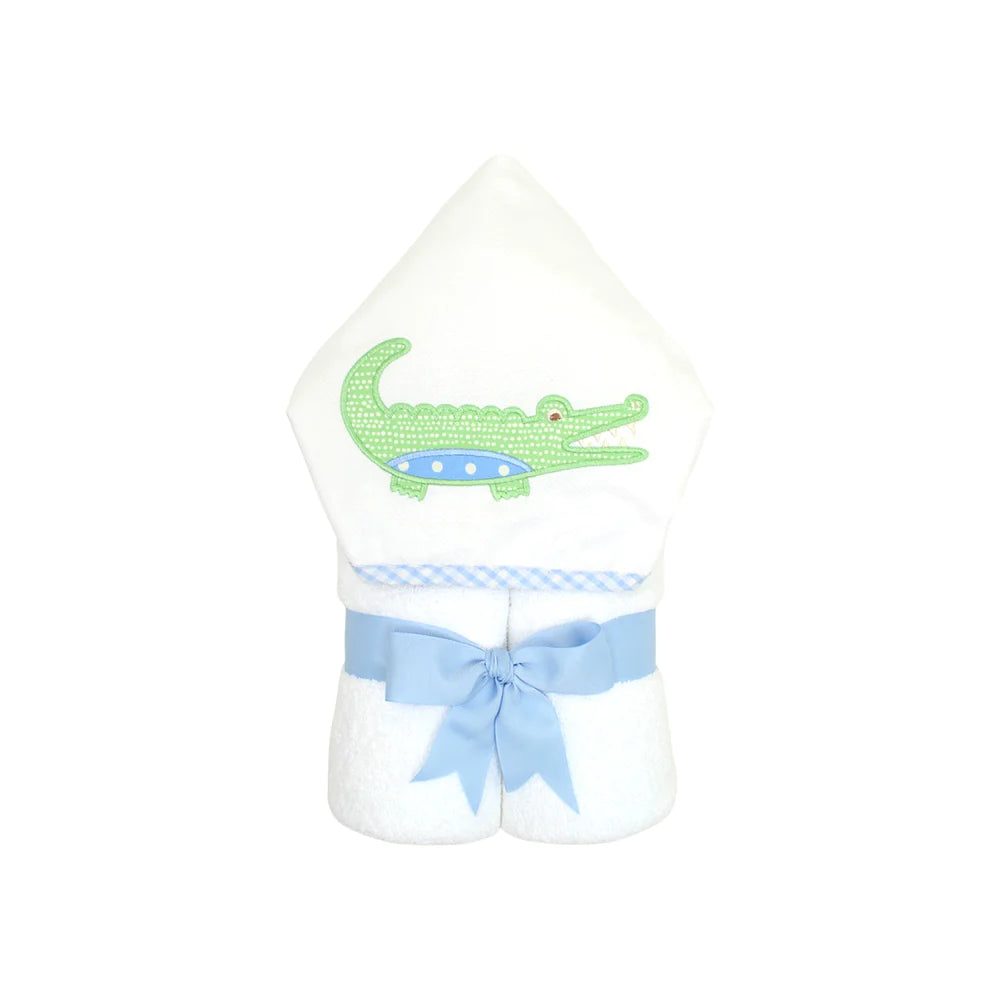 3MARTHAS EveryKid Towel Blue Alligator