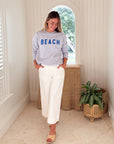 Beach Sweatshirt Light Blue