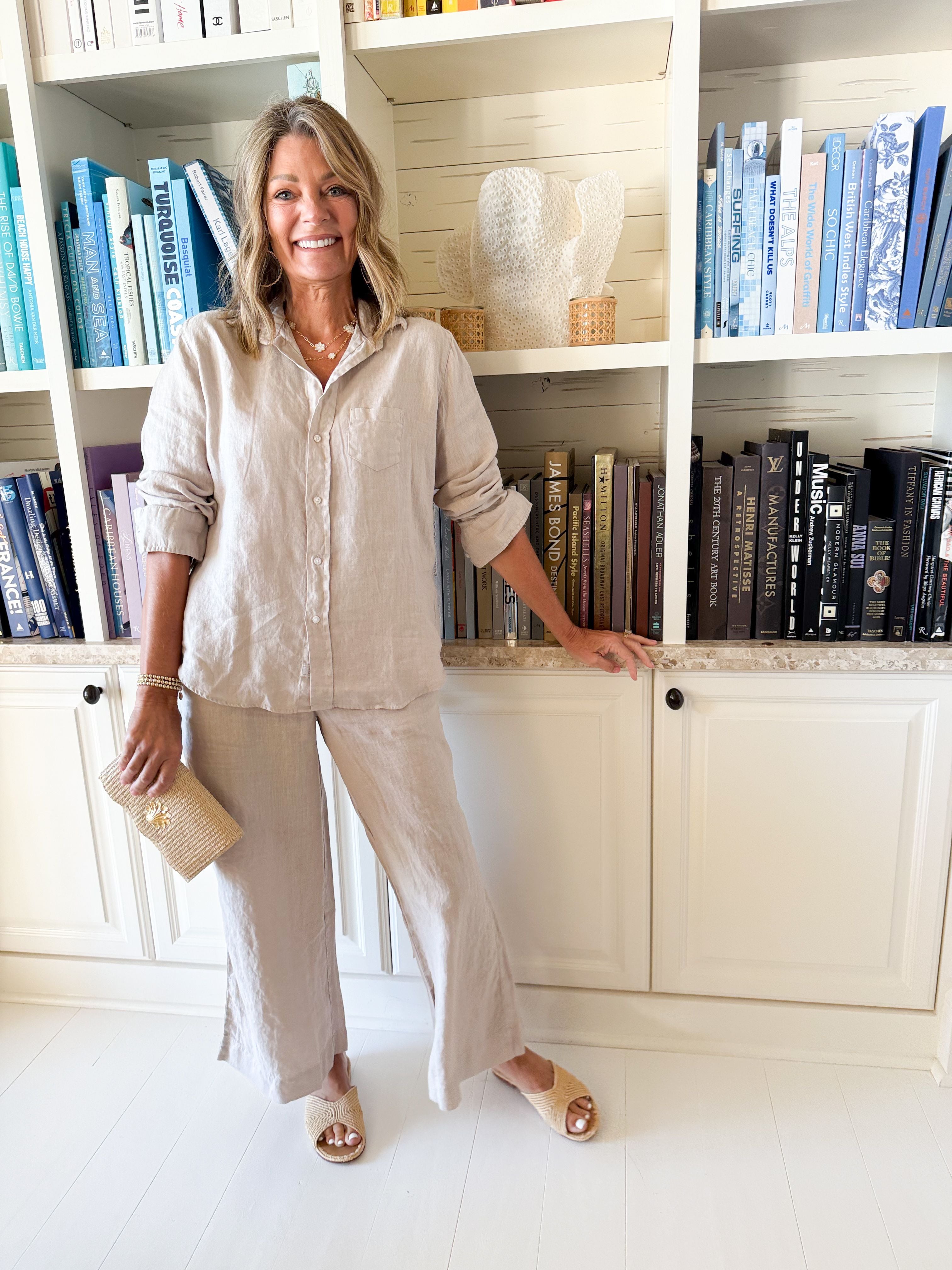 FRANK & EILEEN Maisie Pant Sand