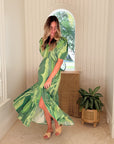 SHERIDAN FRENCH Margot Dress Moss Agate