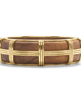 CAPUCINE DE WULF Gaia Hinged Bangle - Teak