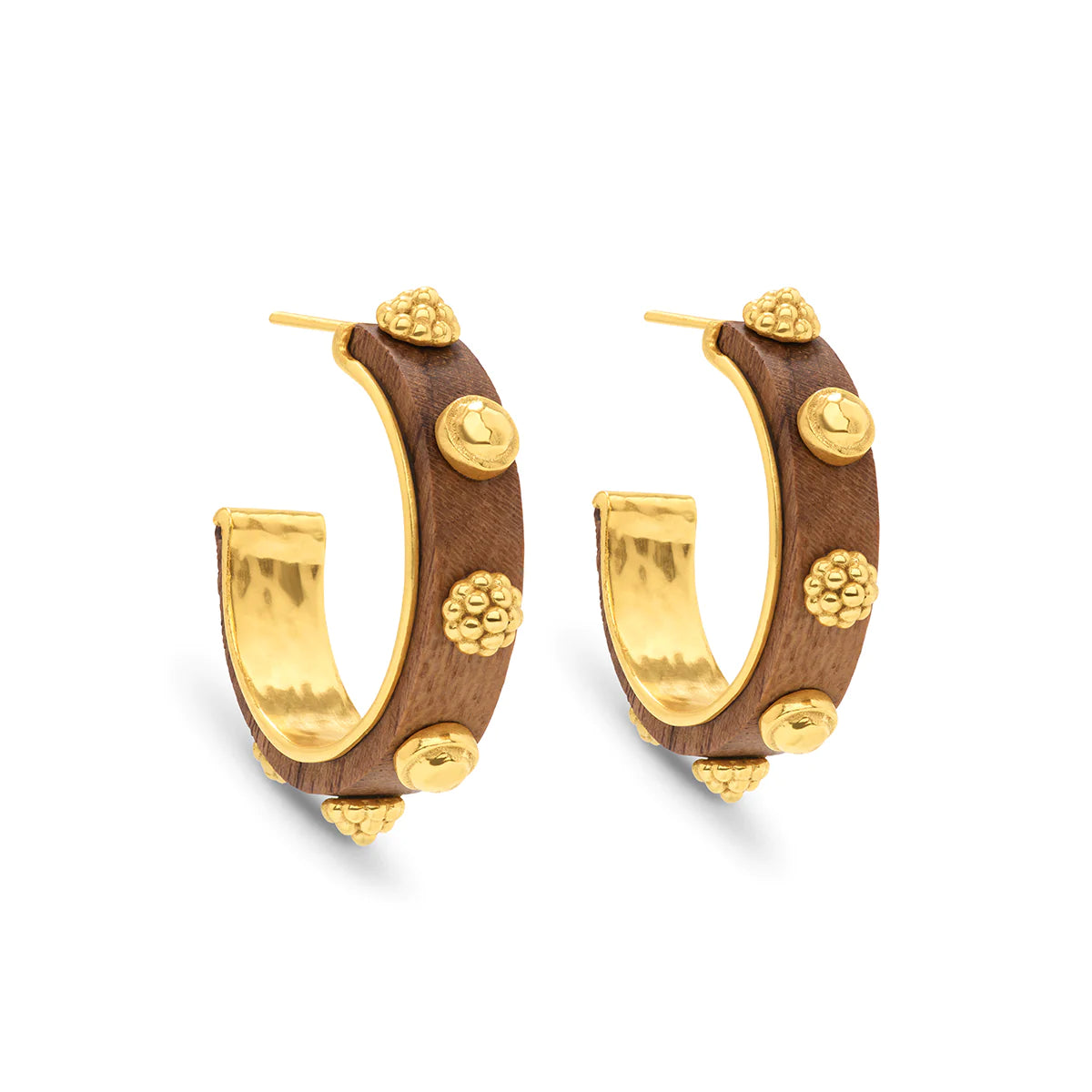 CAPUCINE DE WULF Gaia Hoop Earrings - Teak