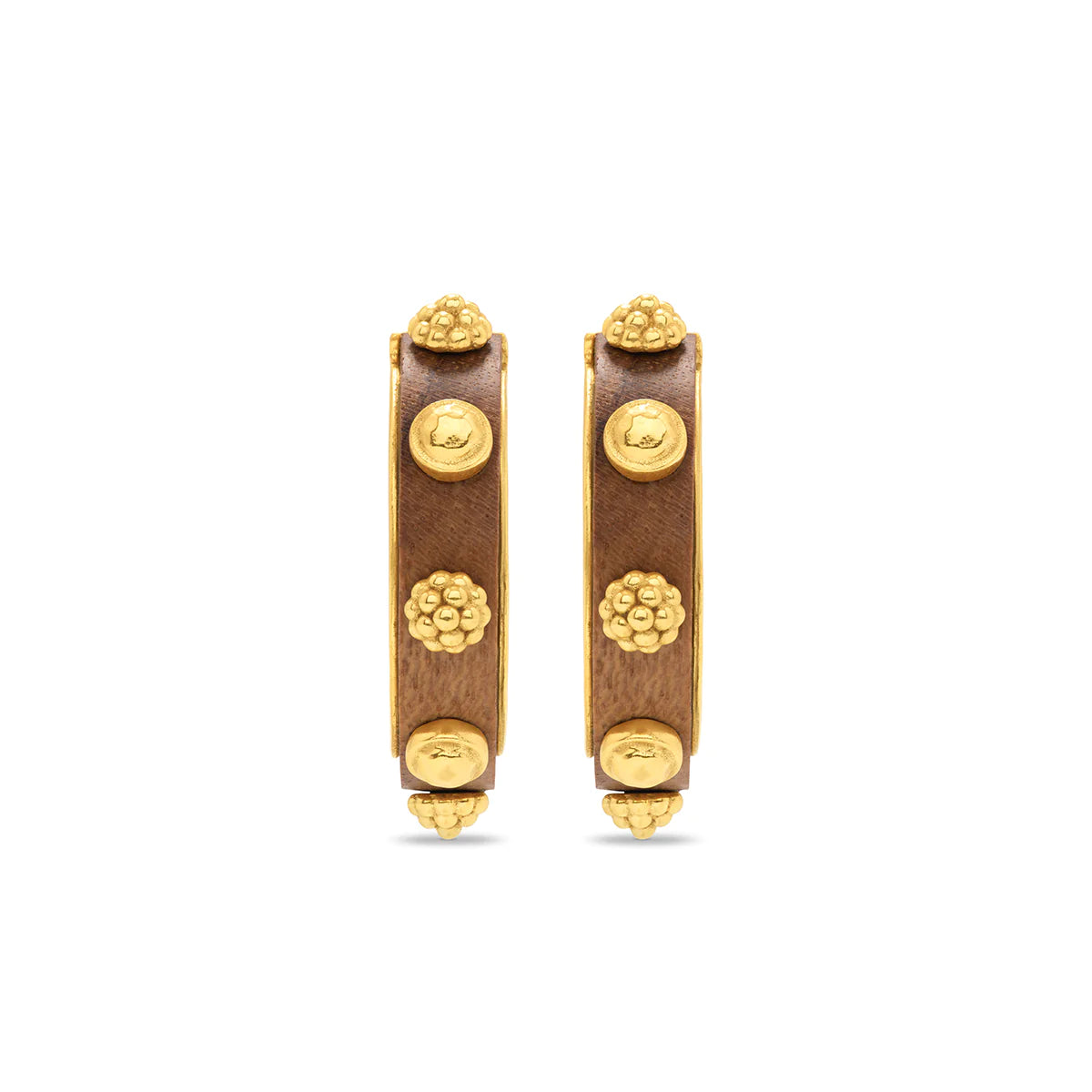 CAPUCINE DE WULF Gaia Hoop Earrings - Teak
