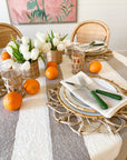 BERTOZZI Rigato Canapa Napkins Set/4